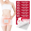 Menstrualne krpice, toplotne krpice za menstrualne krče, prenosno obdobje Cramps toplotne terapije obliži - 6 Pack vroče kompresijski topli ovoj, Potovanja bistvenega pomena za ženske