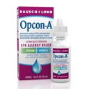 Opcon-A alergija kapljice za oči Bausch + Lomb, za srbečico in rdečino, rdeče in srbeče oči antihistaminske kapljice za oči, klinično dokazano zdravljenje, 0,5 Fl Oz