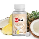 SaltStick Electrolyte FastChews - 60 Kokosov ananas žvečljivi elektroliti - Sol tablete za tek in hidracijo, elektrolitski žvečenje - 60 Število