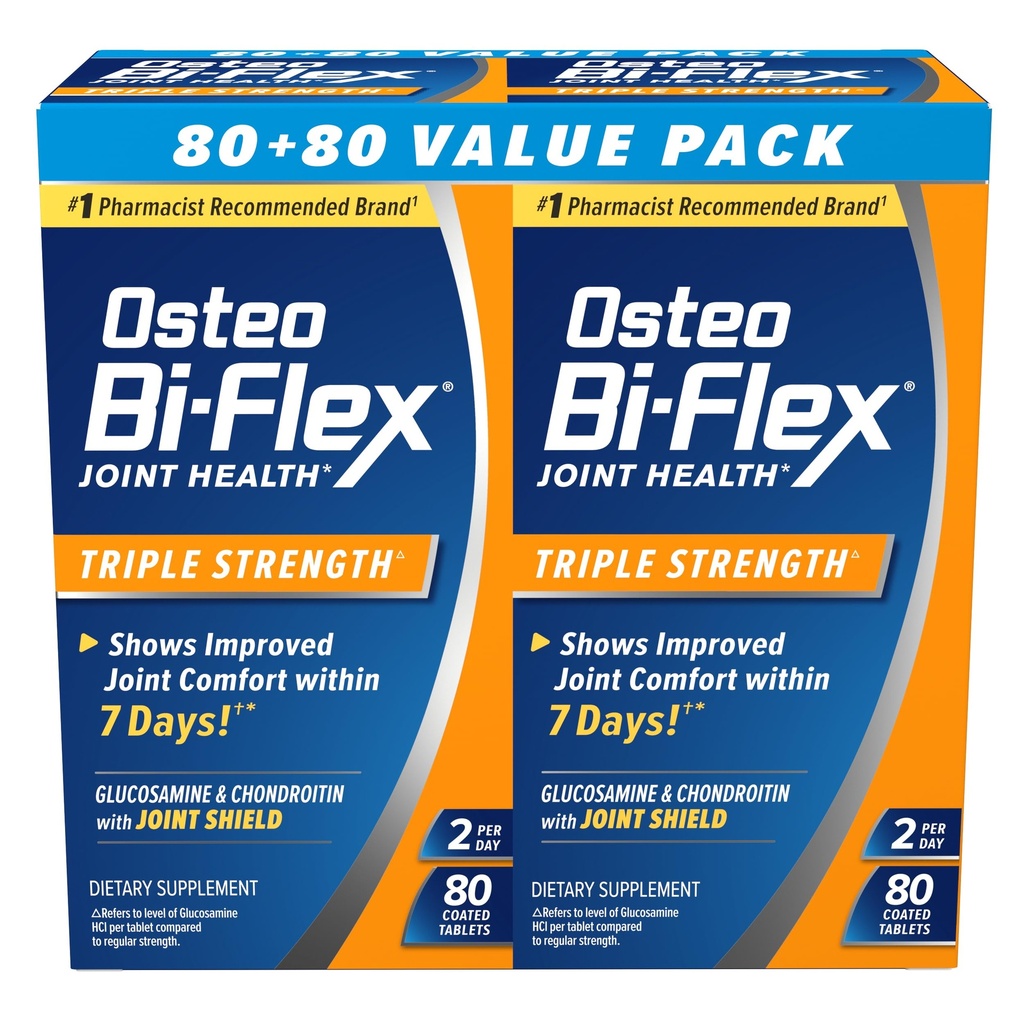 Osteo Bi-Flex trojna moč Twin, 80 štev, 2 paket