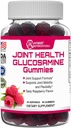 Hibridni nutraceuticals Skupni zdravstveni dodatek - Glukozamin Gumies z vitaminom E - Podpora skupno mobilnost in prilagodljivost podporo dodatek, Raspberry aroma - 60 Gumies