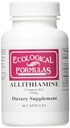 Ekološke formule Alithiamin Vitamin B1 50 Mg, Bela, 60 Število