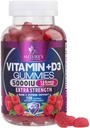 Vitamin D3 dopolnilo Gummy 5000 i.e. (125 μg) Prehranski vitamini D za moške in ženske - podpora za zdravje kosti, zob, mišic in imunskega sistema, visoka jakost VIT D3 Brez GMO in glutena - 120 Gummijev