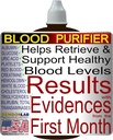 Blood Purifier za pridobivanje in podporo Bloodstream. Naravni dodatek za čiščenje, tonik in krepitev vaše orgle. 2 oz