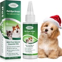 60ML kapljice za oči hišnih ljubljenčkov za pse in mačke lajšajo oči srbenje in draženje, Pink Eye in alergije simptomi varna in nežna formula za vse živali