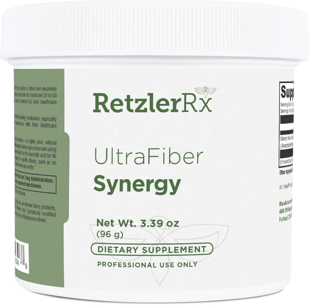 HormoneSynergy Ultra Fiber Lean Powder dodatek - Naravni topen Propolmannan za zadovoljstvo in pregestiv zdravja - Prebiotična Fiber za Bowel Rednost - Gluten-free, Non-GMO Formula