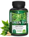 Potentni vrtni zeleni čaj Extract z EGCG Natural Energy, Duševno fokus, Imunska podpora, Antioksidant in zdravo srce Formula, Non-GMO 120 Green Tea Extract kapsule