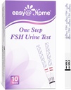 Easy@ home FSH Testni komplet: 10 FSH Testni trakovi za ženske – raven hormona v skladbi in načrtovanje rodnosti doma