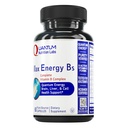 Quantum Nutrition Labs Max Energy Bs - Vitamin B kompleks, Metilirani B kompleks Vitamini z vitaminom B1, B6, B12, Tiamin, Folat in Biotin - 60 Vegetarijanske kapsule