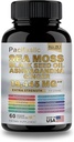 Sea Moss črno seme olje Ashwagandha ingver vitamin C & D3 s črno papriko za moške in ženske