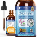 Restavin - Advanced Leg Support Supplement - Tekoča dostava za boljšo absorpcijo - Vitamin C, železo, Valerian, Kurkuma, Magnezij in več!
