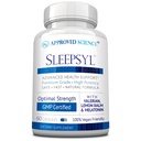 Odobreni Science Sleepsyl - Sleep Supplement - Valerian Root, Lemon Balm, Melatonin, Kamilica, L-Ornitin - Vegan, 60 kapsul