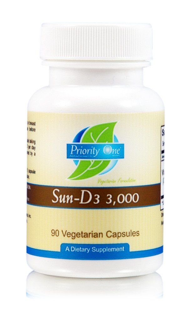 Prednostna ena Vitamini Sun D3 3.000 90 Vegetarijanske kapsule - najbolj biološko razpoložljiva oblika vitamina D (holekalciferol).*