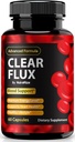 Clear Flux tablete, Uradna ClearFlux kapsule, Vse-naravna podpora, Premium Podpora za vzdrževanje stabilne ravni in zdravo cirkulacijo, Vse naravne Clear Flux Health Reviews (60 Kapsule)