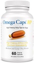 Omega Caps HP Snip Nasveti za srednje velike in velike pse visoke jakosti EPA in DHA Največja biološka razpoložljivost ribje olje dodatek Vet Oblikovan v ZDA Skin Coat Joint and Heart Health 60 Kapsule