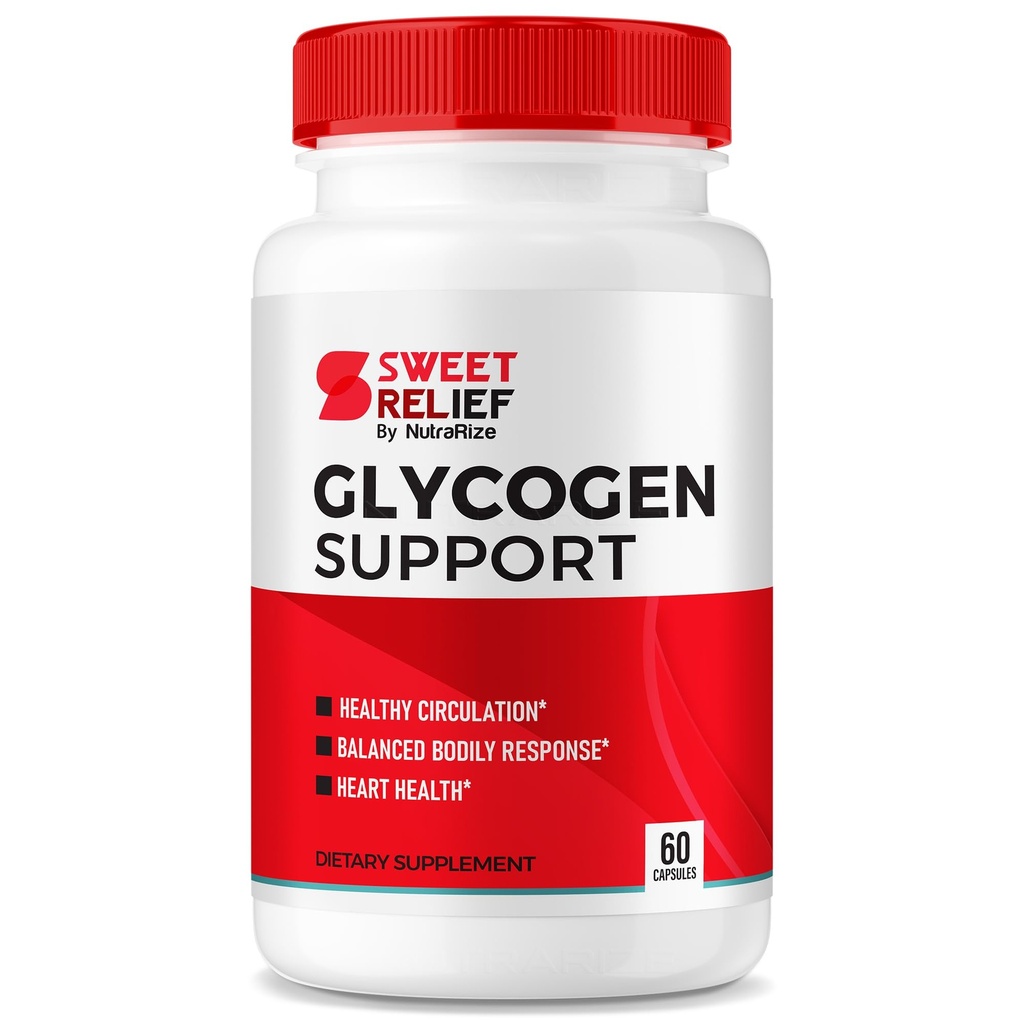 NutraRize Sweet Relief Glycogen Support - Sweet Relief Joint Support & Blood Sealer, Sweet Relief Detox Sweet Relief Kapsule Glyco Optimizer Cleanse Restore Rleaf (60 kapsul)