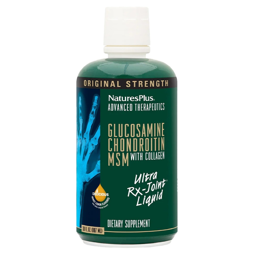 Natures Plus Ultra Rx-Joint Limona - 30 fl oz - Podpira zdravo skupno funkcijo - z glukozamin, Chondroitin & MSM - Gluten Free - 30 Služabniki