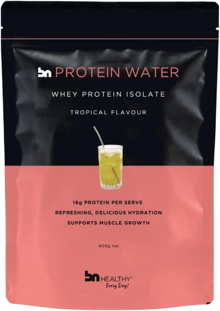 BNHealthy Delicious Whey Protein Powder - Tropical - Premium Izolat sirotke za najvišjo koncentracijo beljakovin - formula brez sladkorja za uravnavanje telesne mase