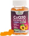 CoQ10 Gumies 100mg - 3X moč, visoka absorpcija, Antioksidant dopolnilo za zdravje srca in proizvodnja energije, Ultra koencim Q10 Vitamini, Coq 10 Dodatki, Non-GMO - 30 CoQ10 Gumies