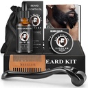 Beard rast in struženje komplet - rast olje (2Oz), Balzam, Comb, E-knjiga, Skladiščna vreča, Mustache Mens set za njega
