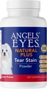 Angelske oči Natural Plus Tear Stain dodatek Sladki krompir v prahu za pse, Prevent Stained Fur, Eyebright, Olive Leaf, Marshmallow koren, Brez pšenice ali koruze, Omejene sestavine, Vegetarian, 75g