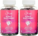 Joyce Giraud Ultimate Beauty Gummies, 60-dnevna zaloga, podpira hidracijo kože in zdrav ton kože, 180 Gummies