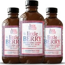 Andi Lynn’s LittleBerry, Elderberry Syrup za otroke z vitaminom C in cinkom, hitro delujoče imunske podpore zeliščni dodatek, 4 oz (3-Pack)