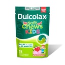 Dulcolax Otroci Saline Laxative Soft Chews, Stimulant-free Laxatives, Nežna zaprtost Relief za otroke, Mehkužci Stool, lubenica aroma, Magnezij Hydroxide 1200 mg, 15 Število