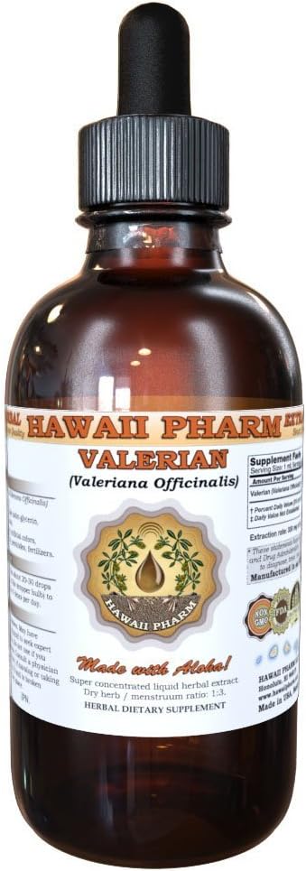 HavajiPharm Valerian (Valeriana Officinalis) Root Liquid Extract 2 fl.oz