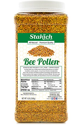 Stakich Bee Pollen (5 funt (paket z 1))