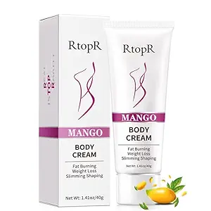 Pregrada Mango Anti Celulit Teža Izguba Slimming Cream Želodec Fat Burner Naravne sestavine Noge, Roke, Visoko in pas maščobe, Anti Celulit, Hitro Slimming Ženske [paket 2] 40 Gm
