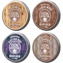 Viking Revolution 4 Brada Balm Variety Pack (1oz vsak) - Sandalwood, Pine & Cedar, Bay Rum, Clary Sage - slogi, krepi in mehke brade in Mustaches - Vosek za moške