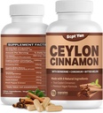 Ceylon Cinamon kapsule 1200 mg Cimet Bark dodatki s kromom, Berberine HCL & Kurkuma, Vegan, 120 Kapsule, energija, Presnova, srce in imunske podpore