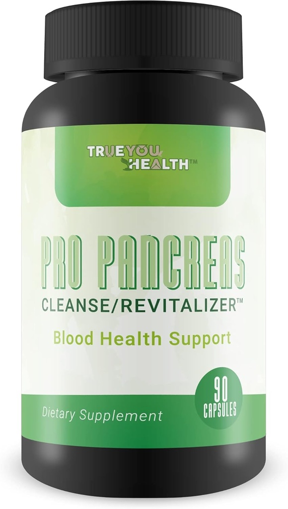 Pro Pancreas Clease/Revitalizer - Podpora Pankreas in zdravje krvi - Antioksidant Green Tea Pankreas Clease and Detox - Podpora zdrave Pankreas funkcijo - Vsebuje vitamin D, vitamin C, & Kurkurja