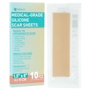 Silikonski črtasti listi, 10kos, silicijev trak za zdravljenje brazgotin, večkrat uporabni črtasti trakovi za kirurgijo, C-oddelek, Keloid Bump, Stretch Marks, Burn, Acne Brazgotin, vsak 1,5” x 6”