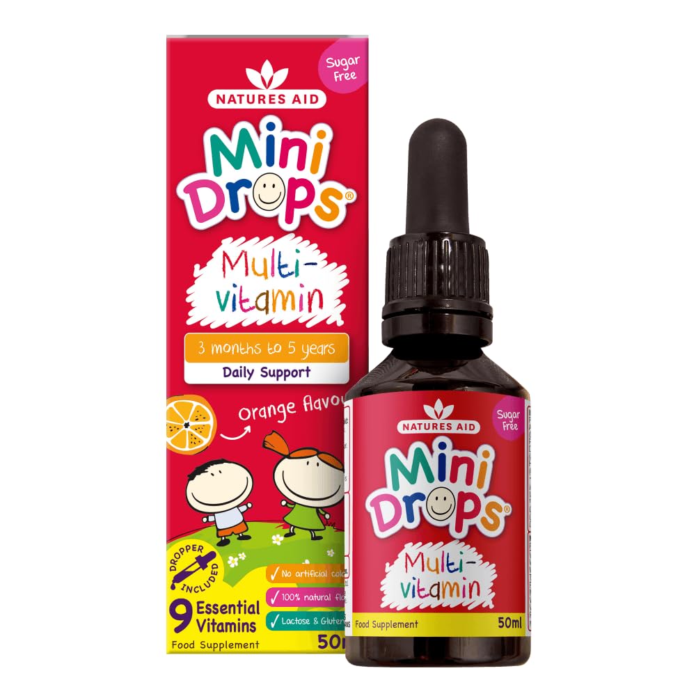 NATURE POMOČ Multivitaminske kapljice za otroke, 50 ML