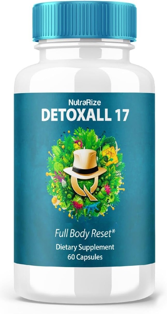 DetoxAll 17 - DetoxAll 17 Polno telo Reset, DetoxAll17 Prehranska dopolnila za splošno zdravje in dobro počutje, največja moč vse naravne tablete za povečanje energije, Detox vseh 17 Mnenja (60 kapsul)