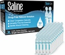 Saline Ampoules - Saline rešitev za nebulator, natrijev klorid 0,9%, čiščenje nosa za dojenčke, otroke, & odrasli, Sterilna Nazal Care, čiščenje ran - 50 Število (5 ml vsak)