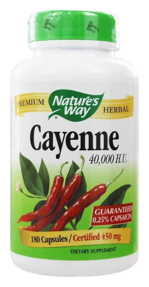 Narava Pot Cayenne Pepper 40000 Hu, 180 ct