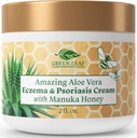 Manuka Medeni ekcema krema vlažilna losjon zdravljenje psoriaze Relief - srbečica, suha koža izpuščaj mazilo - Umirjanje vlaži za dojenčke, otroci, odrasli - visoka moč telo in obraz krema 2oz