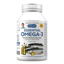 ANDREW LESSMAN Essential Omega-3 Mint - 60 Softgels - Ultra-Pure, Omega-3 Oils. Visoka DHA, brez želodčne vstaje, brez onesnaževalcev, brez živega srebra. Majhen, enostaven za požiranje softgels