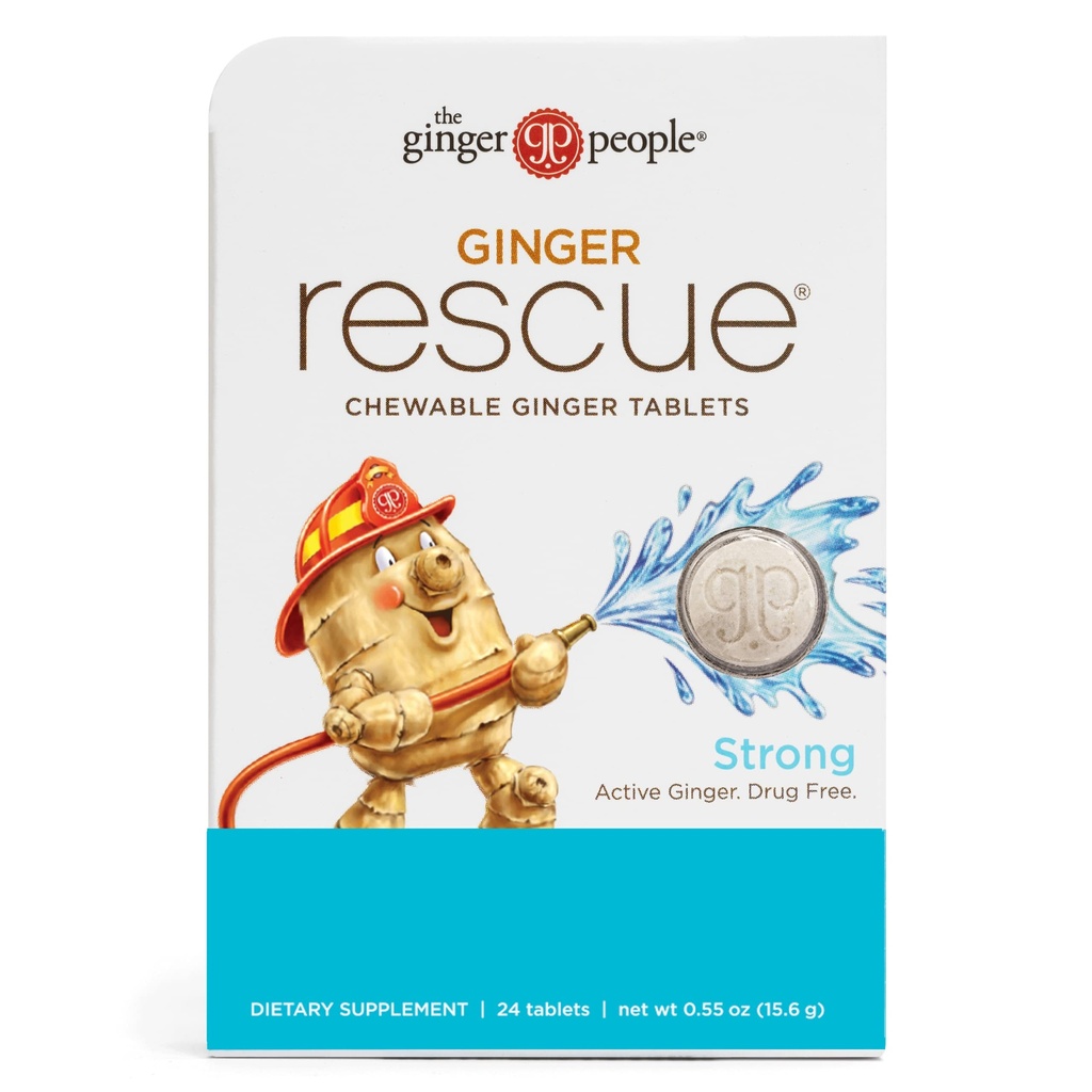 Žvečljive tablete ingverja, ki jih ljudje Ginger – zdravilo brez prebavnih, žvečljive tablete, močna ingver aroma, 0,55 Oz, 24 tablete, (Pack of 1)