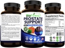 BioFinet Prostate Podpora za moške - Saw Palmetto Lycopene Bučna semena Pygeum Cinkov selen - Zdrav urin pretok Bladder Prostate Vitamin dodatek - Izdelano v ZDA (120 Veg. kapsula)