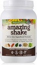 Poleg sveže neverjetne Shake, Superfood Formula, Rastlinske beljakovine na osnovi, Nizki neto ogljikovi hidrati, Beljakovine, Nadomestek obroka, Naravna čokoladna aroma, 999 Grams, Bela