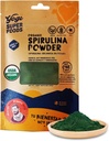 Yogi Super Foods Natural Organic Spirulina Powder, Blue Green Algae Powder, Naravni Superfood pomaga ohranjati zdrav imunski sistem, brez kemikalij ali konzervansov - surovi, veganski