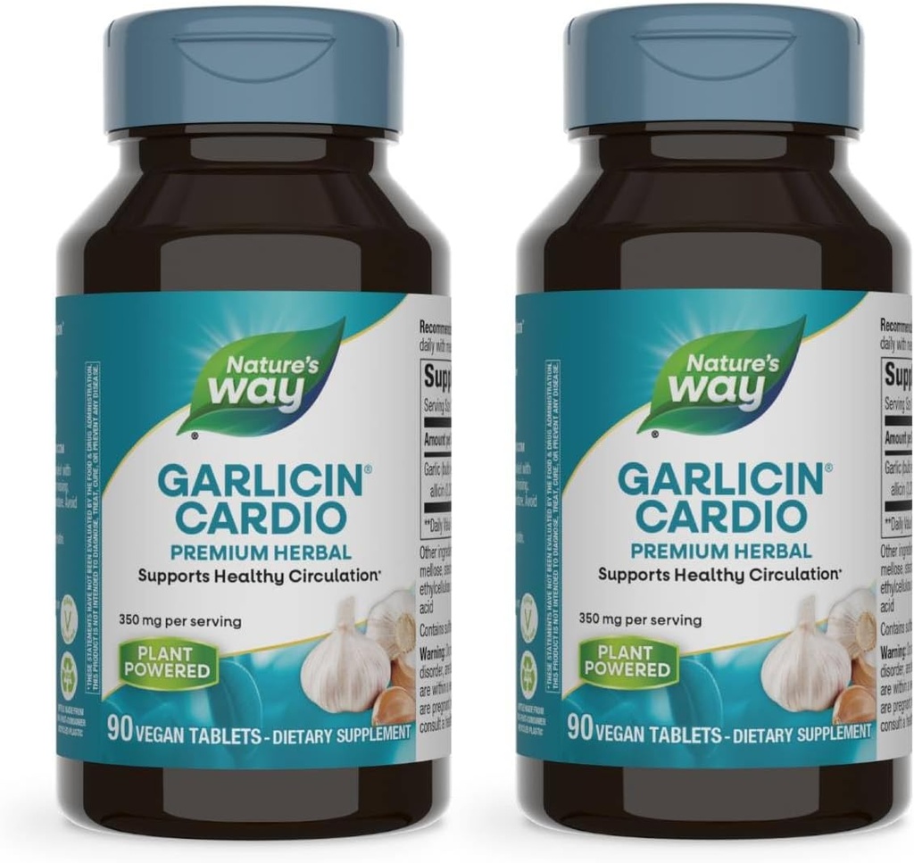 Naravna pot Česen Cardicino Premium Herbal Health Circulation Support* 350 mg na odmerek 90 tablet