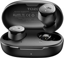 Brezžične slušalke TOZO Zgradite v mic Clear Calls Ergonomic Light Teža Bluetooth 5.3 v slušalkah Premium Stereo Zvočni Budi 30H Predvajanje z 32 EQ preko APP