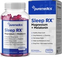 Sleep Gummy, Calm + Sleep Support, 2 mg Melatonin, L-Theanine, Kamilica, Lemon Balm, Pasijon, Nežna pomoč za spanje, Jagoda 60 Število