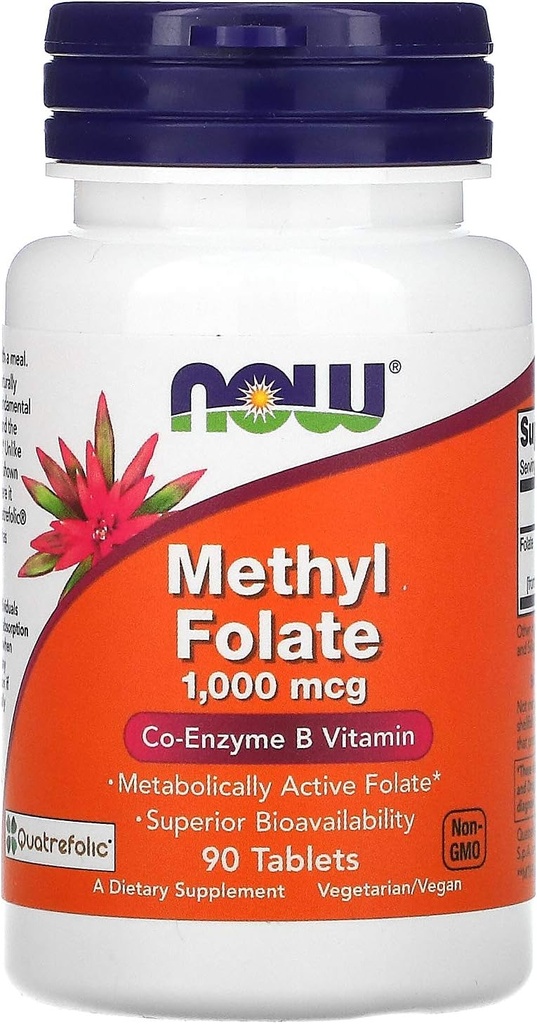 Zdaj hrana, metil Folat, 1000 μg, 90 tablet