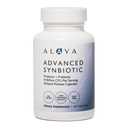 Alaya Naturals Advanced Symbiotic - Probiotic + Prebiotic - 14 Billion CFU Zapozneli release Probiotic dodatek s prebiotiki iz Sunfiber®, in L-glutamin za Gut Lining integriteto - 60 kapsul